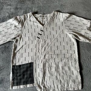 Arise Toggle Buttons M Oversized Patchwork Made In India Pocket Cotton Polyester